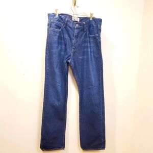 J CREW men's washed blue wide legs jeans size 34-32